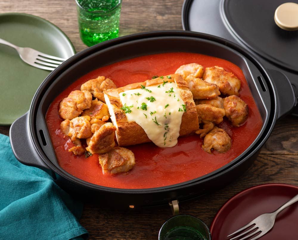 ホットプレートでパネチキン ホットプレートでパネチキン