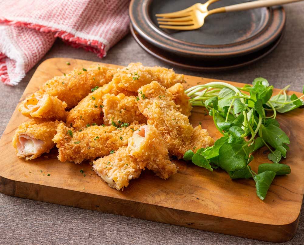 やみつき!生ハムとモッツァレラチーズのフライ やみつき!生ハムとモッツァレラチーズのフライ