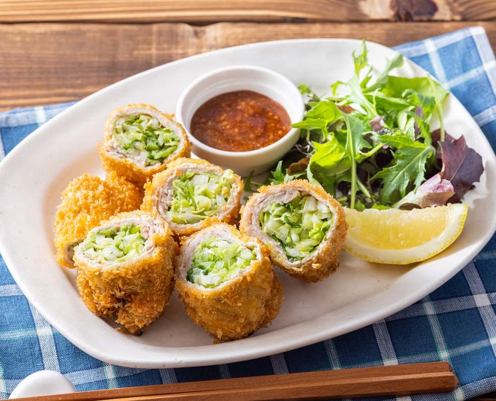 キャベツの豚肉ロールカツ キャベツの豚肉ロールカツ