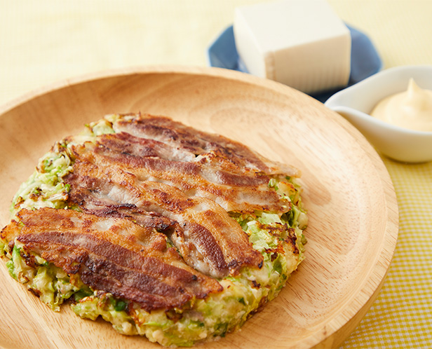 卵いらず！豆腐とマヨネーズでエコのみ焼