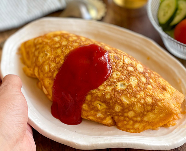 お手軽濃厚オムライス