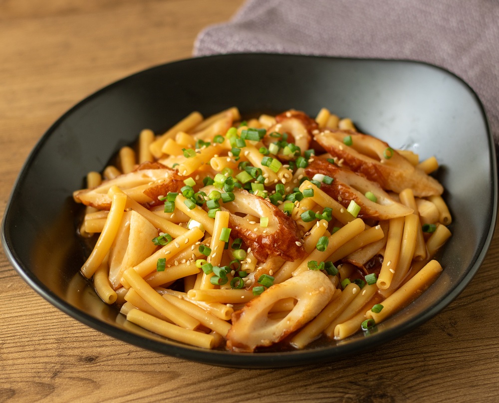 レンジで簡単！トッポギ風マカロニ