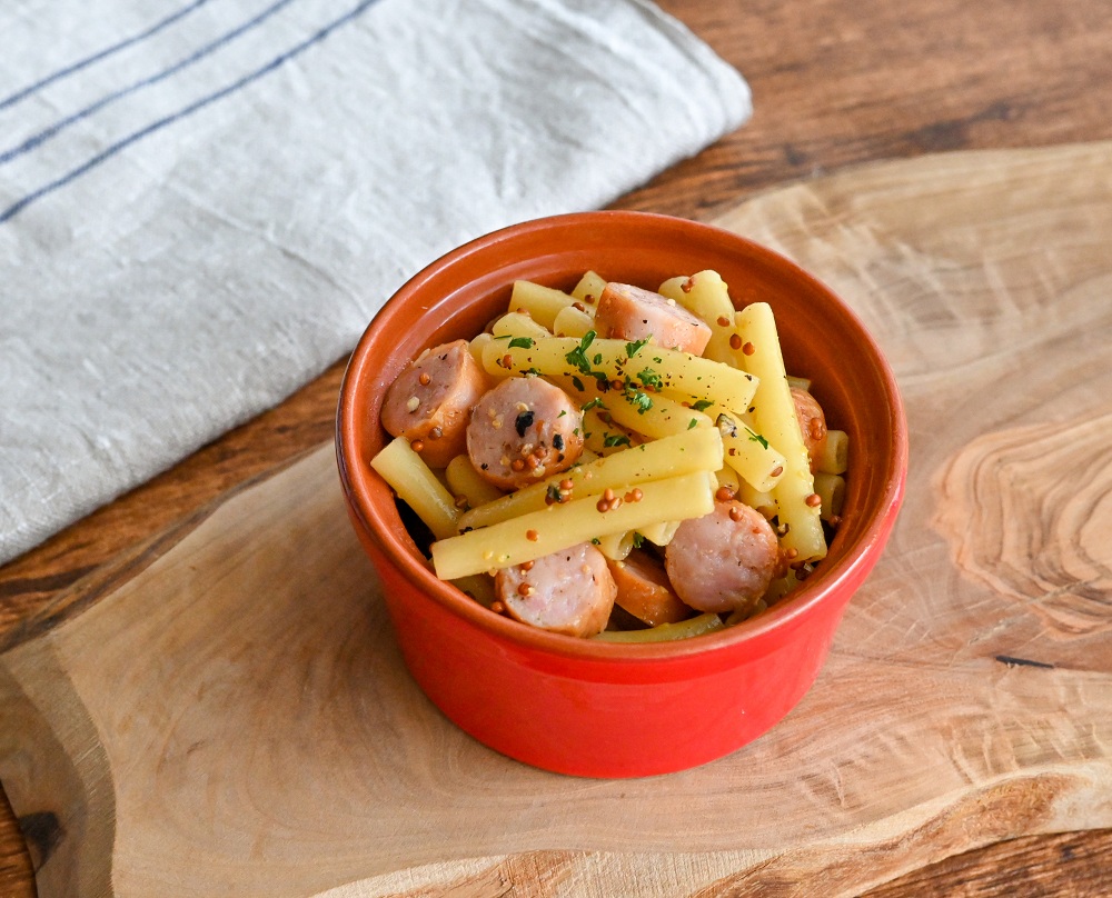 電子レンジで簡単！ジャーマンマカロニ