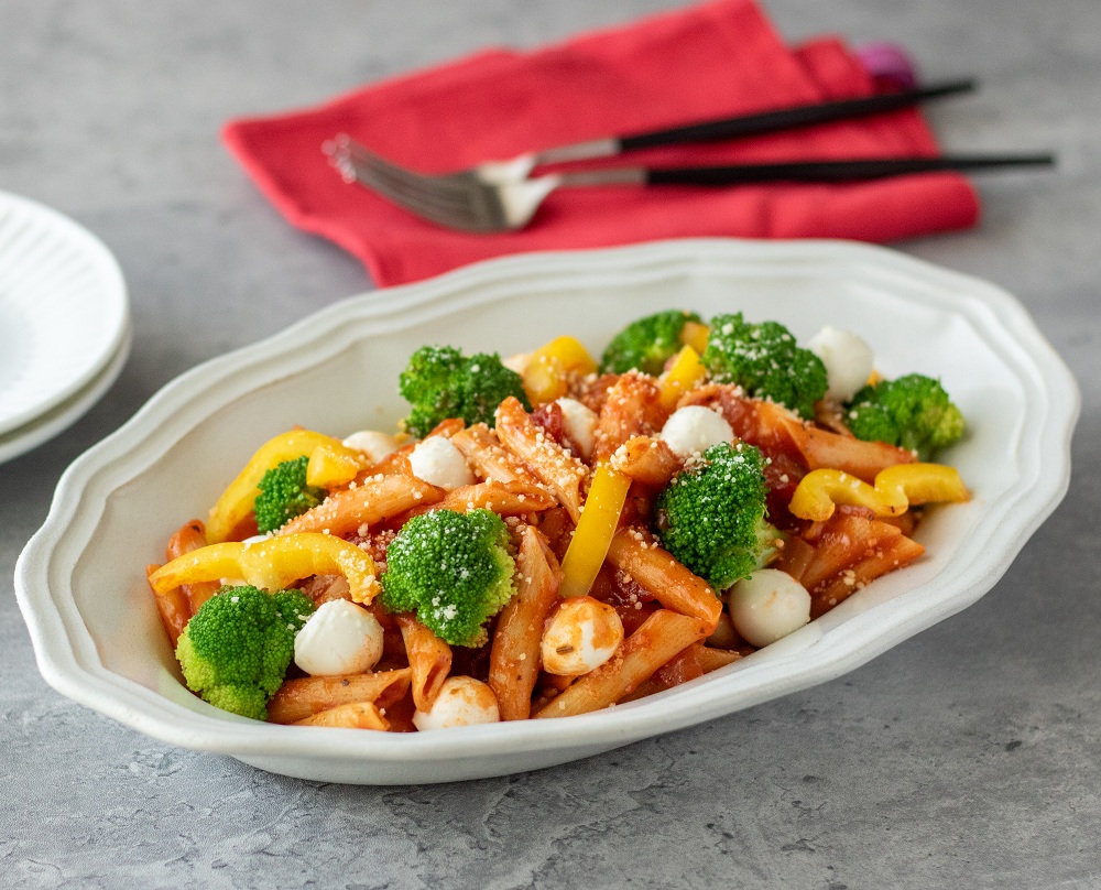 彩りクリスマスペンネ