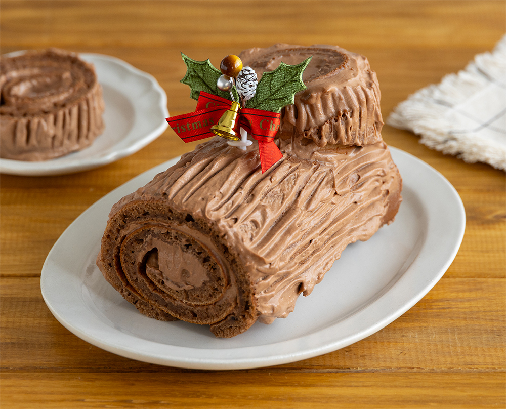 フライパンでOK♪極もち®︎で作る簡単ブッシュドノエル