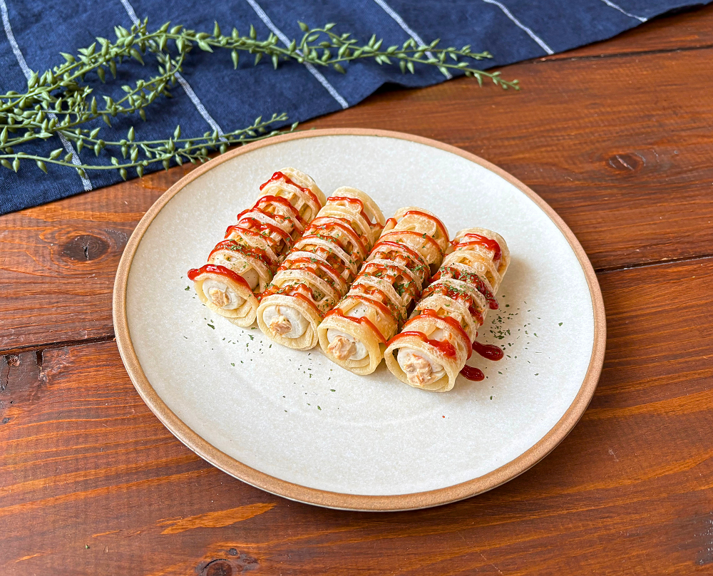 【お祭り気分】もちもち☆たこちくロール