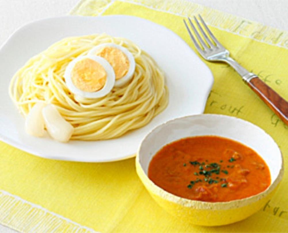 ミートカレーつけスパゲティ