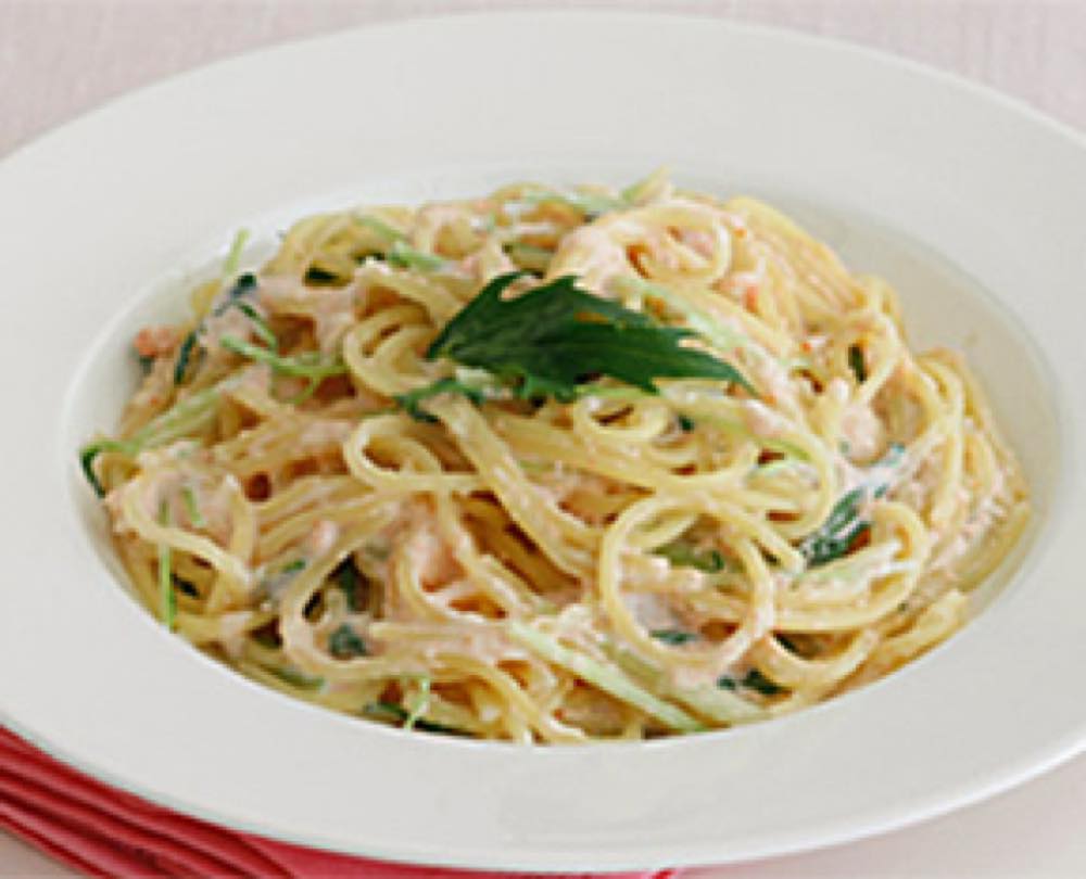明太子クリームパスタ