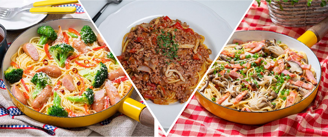 早ゆでパスタで簡単レシピ！