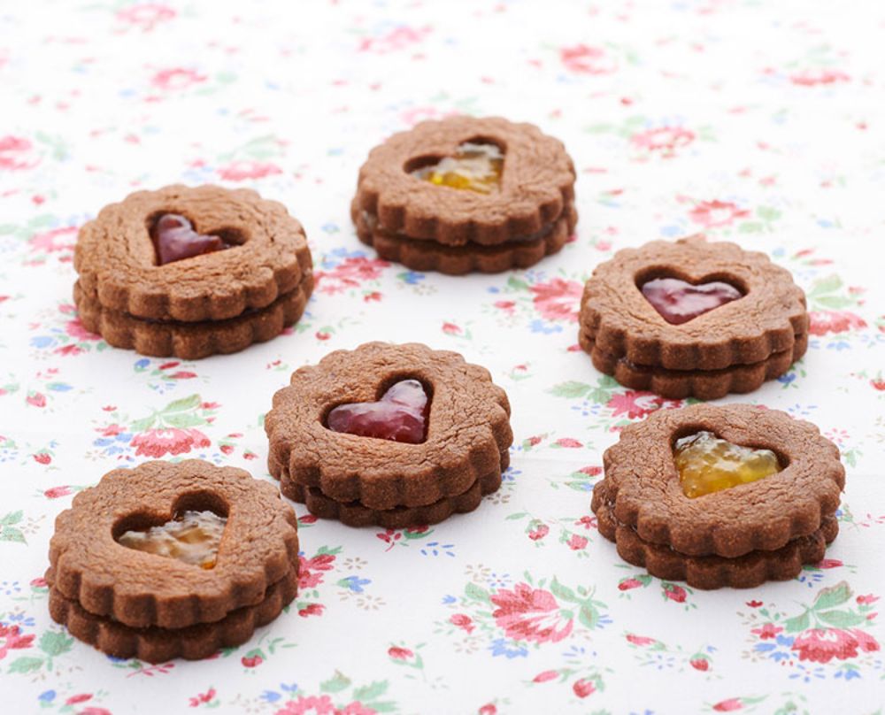 ジャムサンドチョコクッキー レシピ 日清製粉ウェルナ ジャムサンドチョコクッキー レシピ 日清製粉ウェルナ