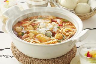 豆板醤仕立てのスープスパゲティ