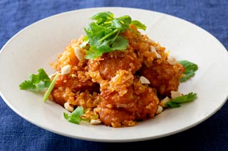 ピリ辛！ねぎ香味だれの鶏から揚げ