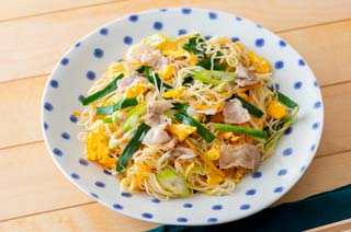 簡単アレンジ！そうめんチャンプルー