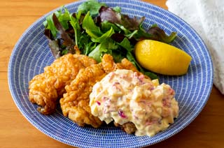 しば漬けタルタルソースのチキン南蛮