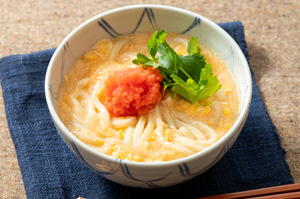 明太あんかけうどん