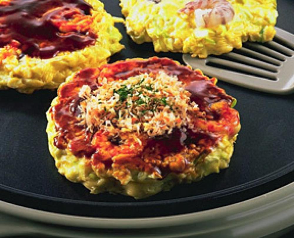 えび入りお好み焼き