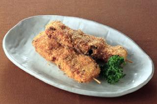 ねぎまの串カツ風