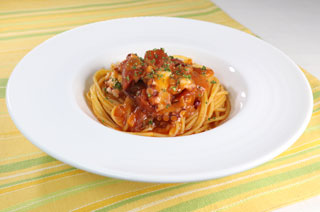 たこのスパイシーナポリタンスパゲティ
