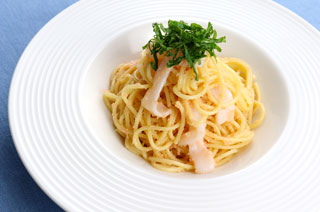いかと明太子のさっぱりスパゲティ