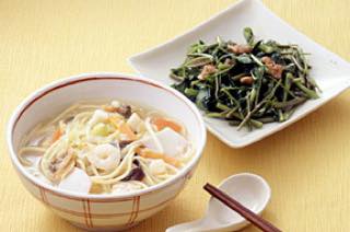ちゃんぽん風パスタ