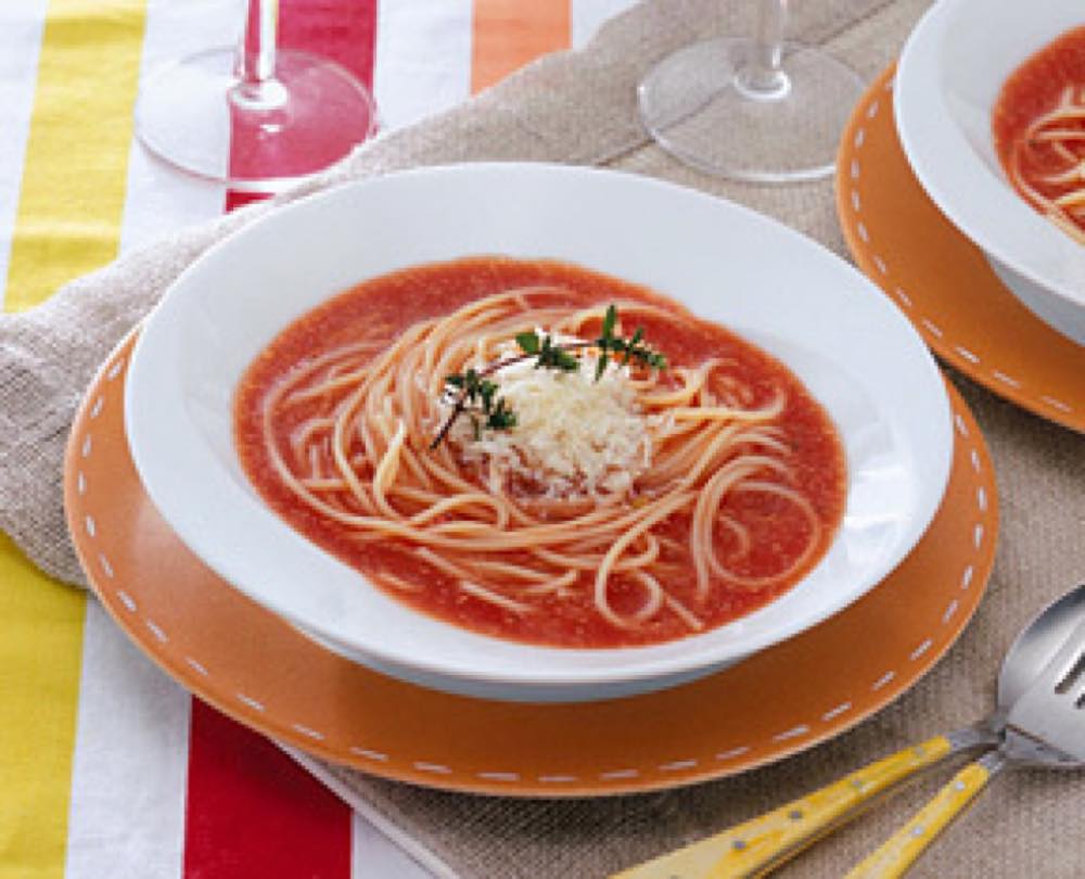 スープ パスタ レシピ トマト