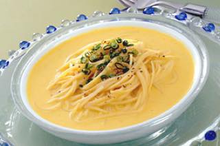 冷製かぼちゃのスープスパゲティ