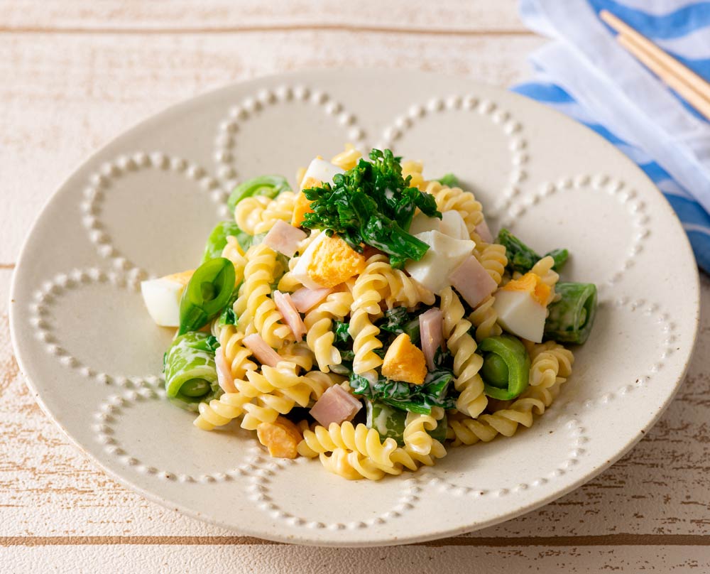 春野菜彩りマカロニサラダ | レシピ | 日清製粉ウェルナ