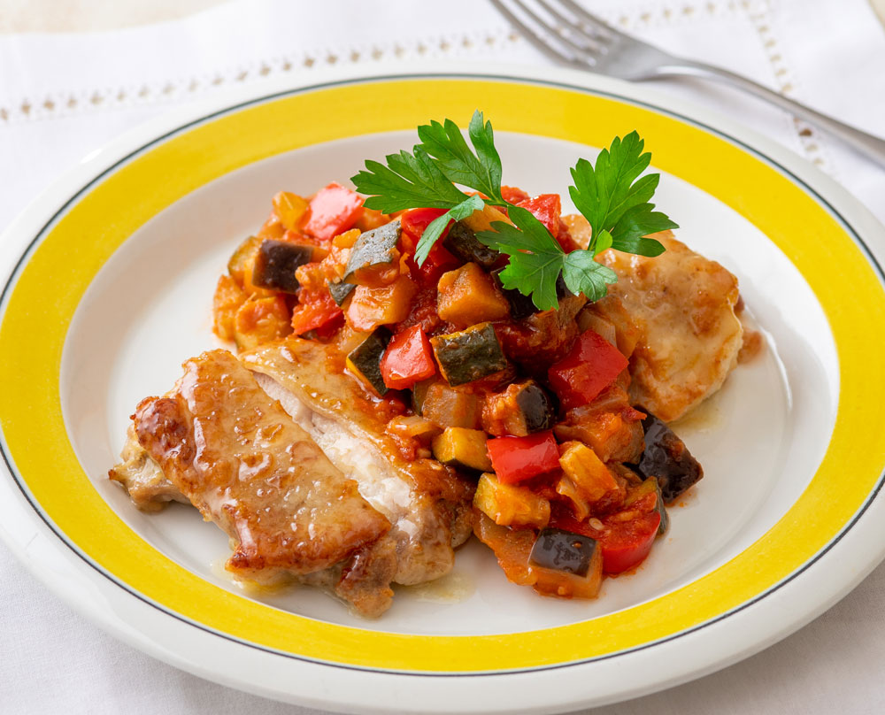 インスタントポットチキンのマッシュルームソース添えのレシピ