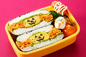 冷凍パスタアレンジ！ハロウィン弁当