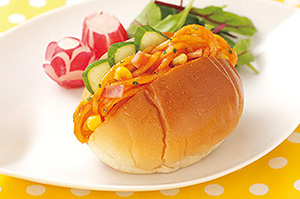 冷凍パスタアレンジ！ナポリタンロール