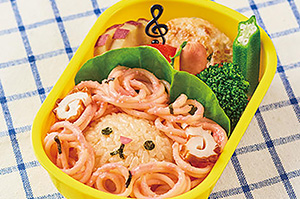 冷凍パスタアレンジ！ひつじさん弁当
