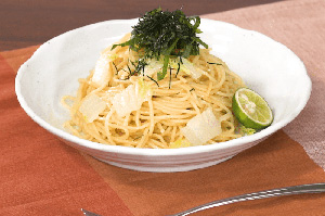 白菜たっぷり！白菜のたらこスパゲティ