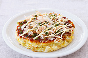 関西風お好み焼き