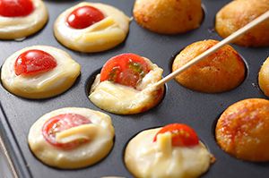 ミニトマト＆チーズのイタリアンたこ焼き