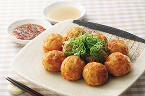 ねぎのせミンチたこ焼き