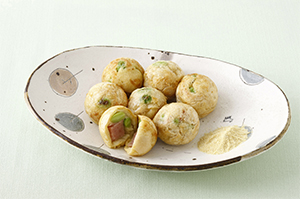 ころころ枝豆ランチョンミートたこ焼き