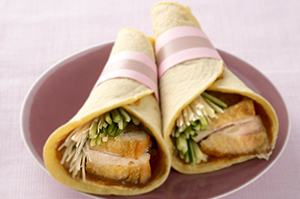 北京ダック風ワンハンドお好み焼き