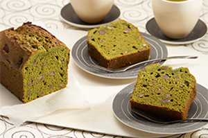 あずきと抹茶のパウンドケーキ