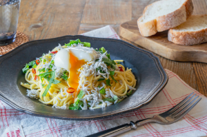 10分お手軽パスタ！しらすと大葉の和風ペペロンチーニ