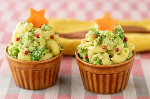 ツリー風アボカドマカロニサラダ