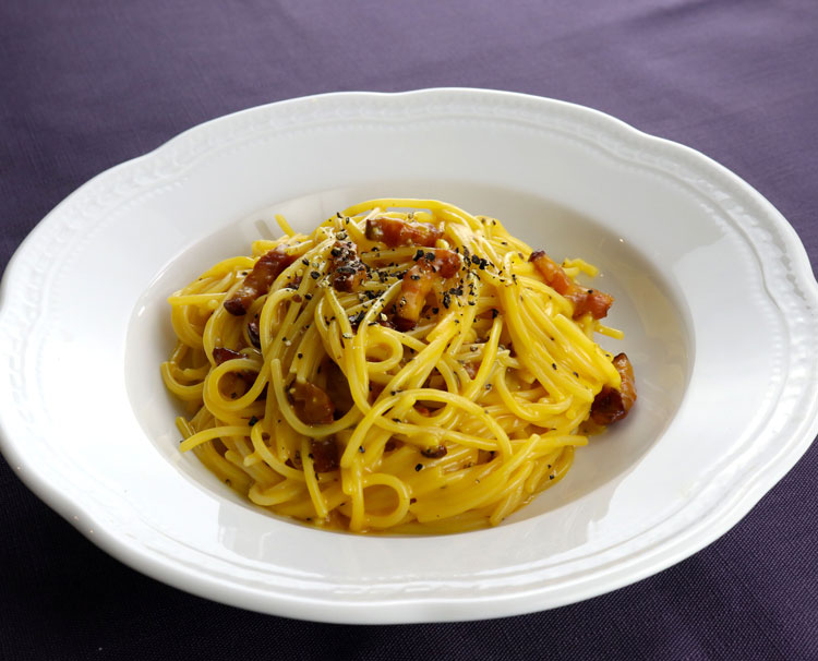 スパゲッティーニ・カルボナーラ | レシピ | 日清製粉ウェルナ