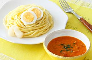 ミートカレーつけスパゲティ