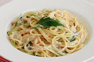 明太子クリームパスタ