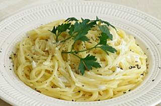 チーズクリームパスタ