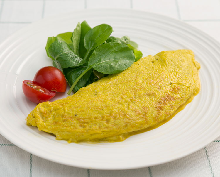 バジル風味のオムレツ | レシピ | 日清製粉ウェルナ