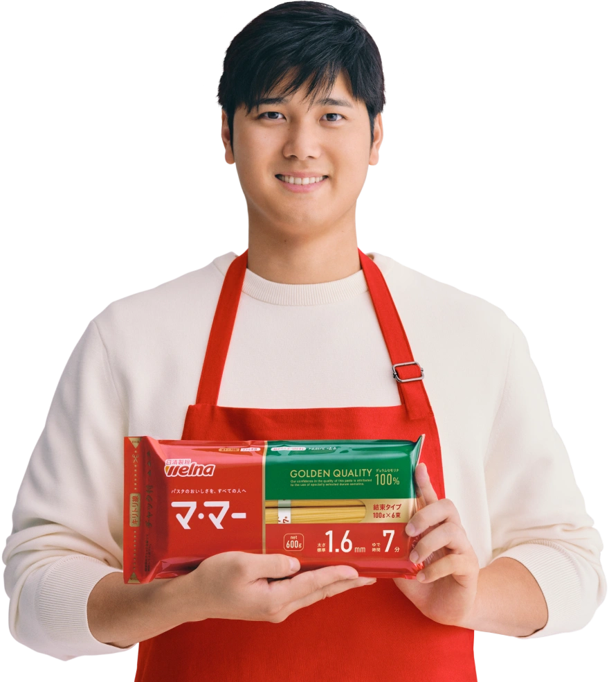 大谷翔平×日清製粉ウェルナ